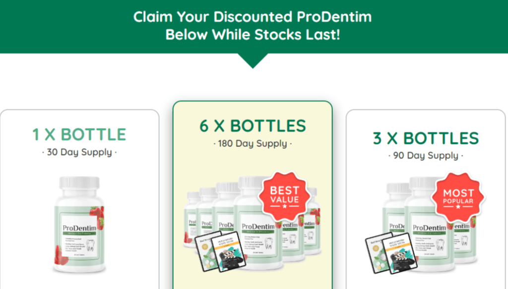 ProDentim pricing