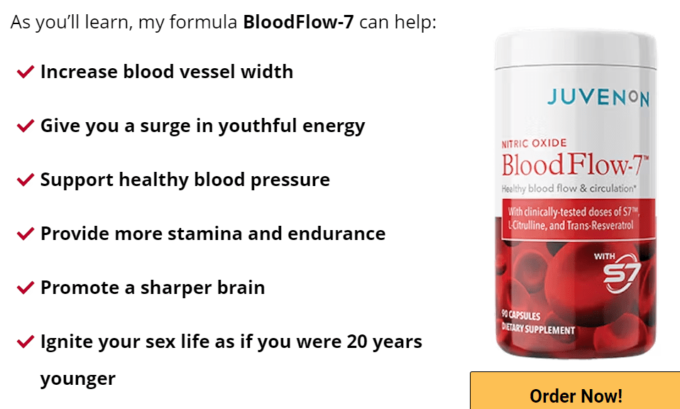 Juvenon Nitric Oxide Blood Flow 7