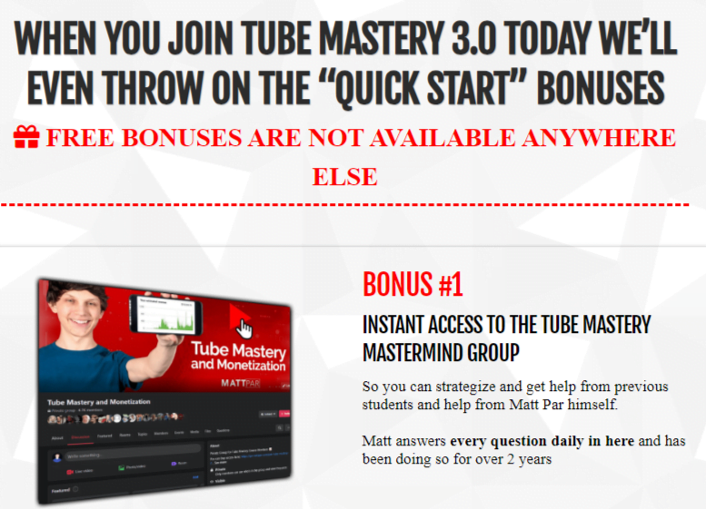 Tube Mastery and Monetization by Matt Par