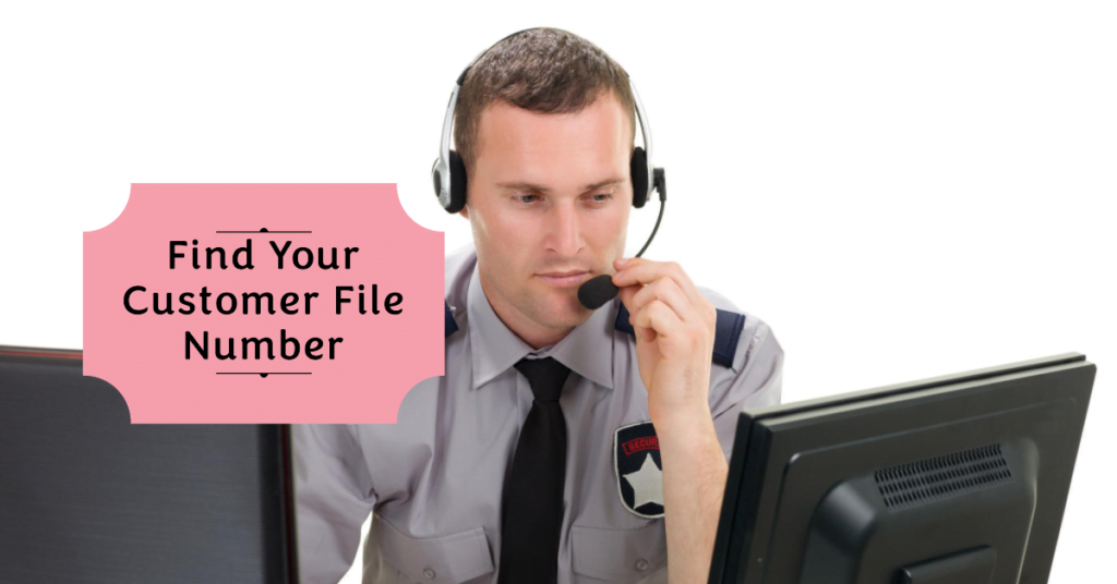 How Do I Get My Customer File Number 1