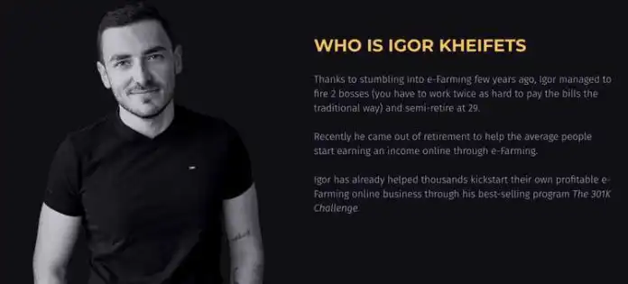 Igor Kheifets E Farming Reviews