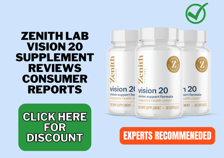 Zenith Lab Vision 20 supplement reviews consumer reports