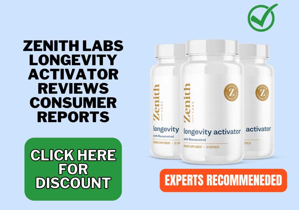Zenith Labs Longevity Activator reviews consumer reports