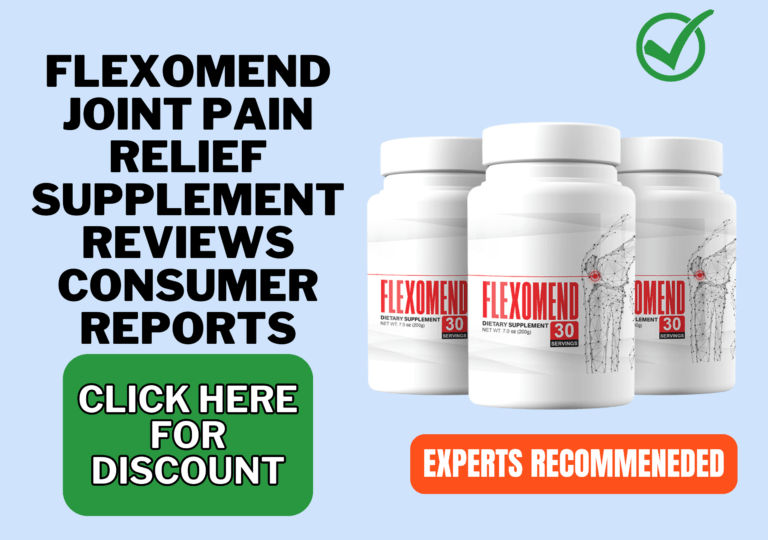 flexomend joint pain relief supplement reviews consumer reports