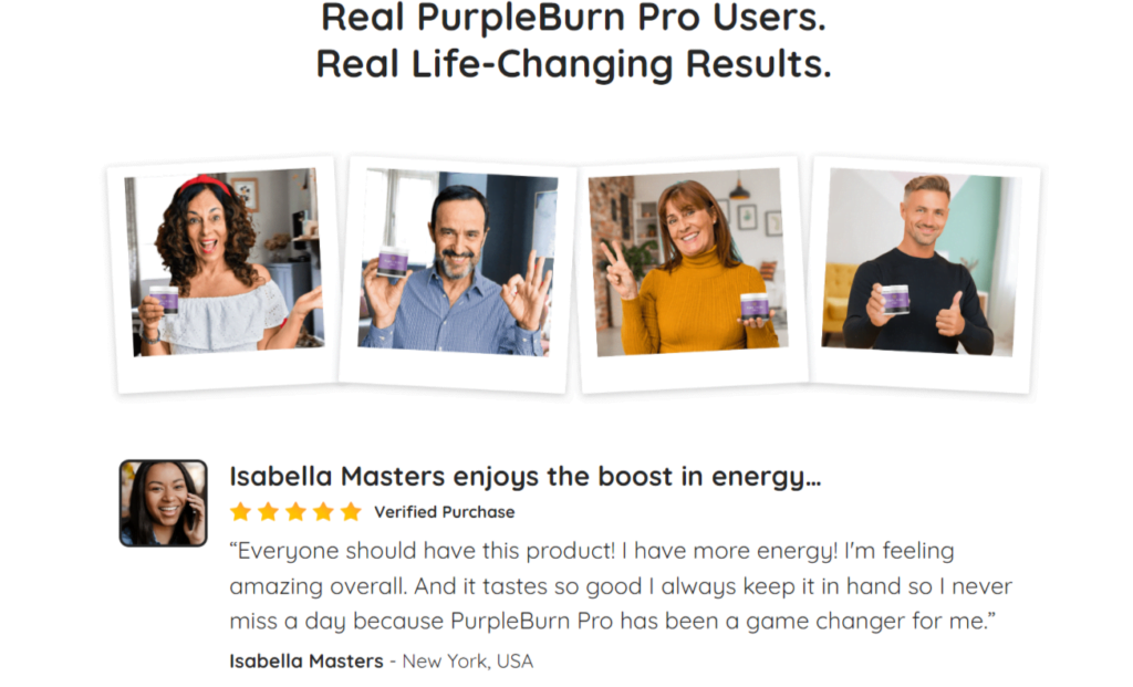 purpleburn pro Weight Loss supplement reviews