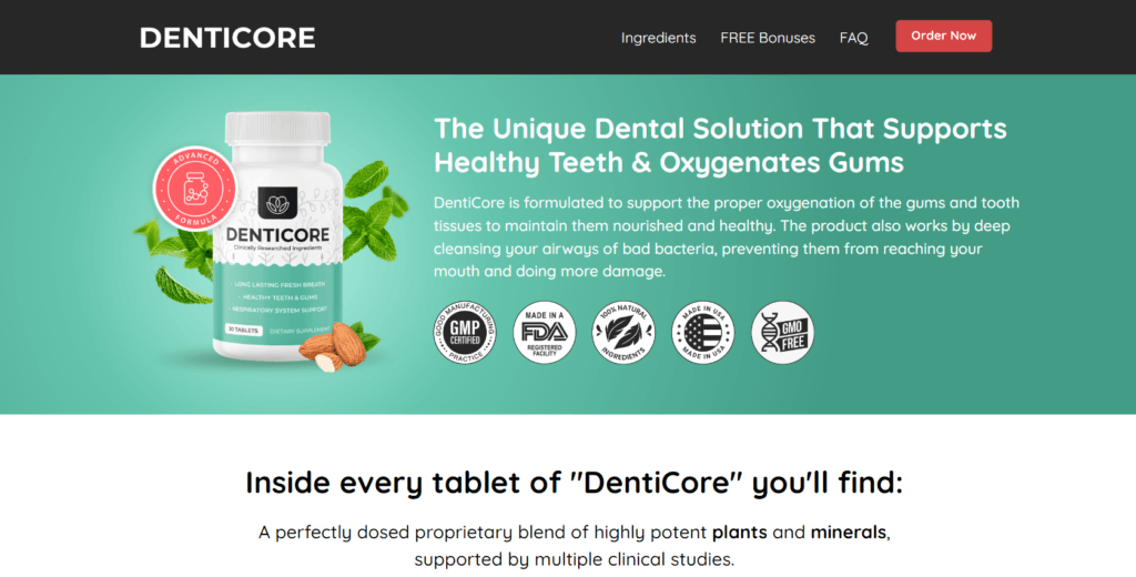 denticore healthy gums supplement reviews