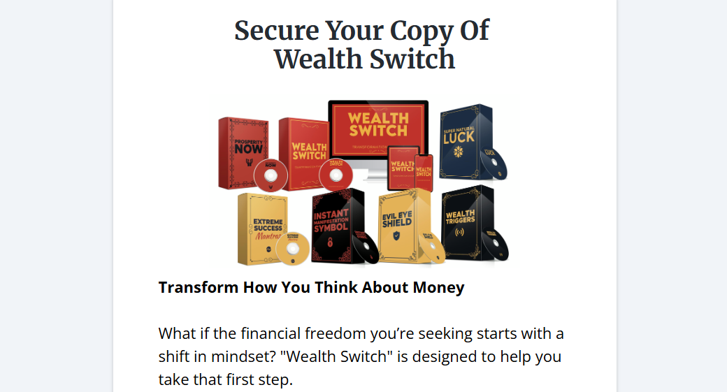 How does wealth switch work