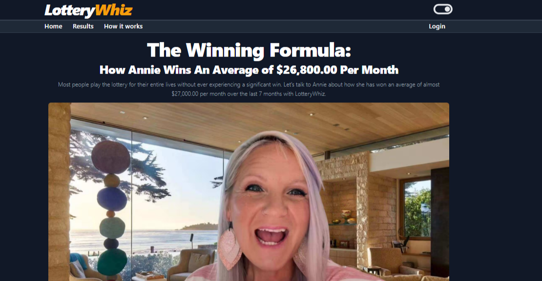 How to use lottery whiz.