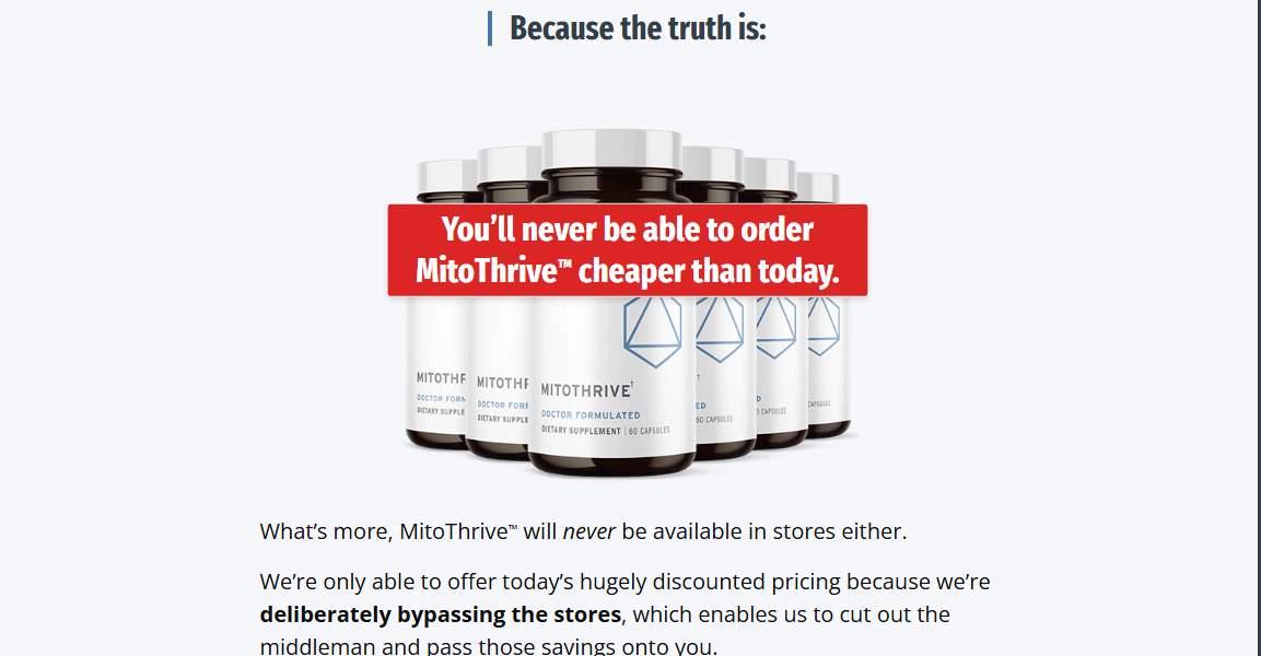MitoThrive Customer Review