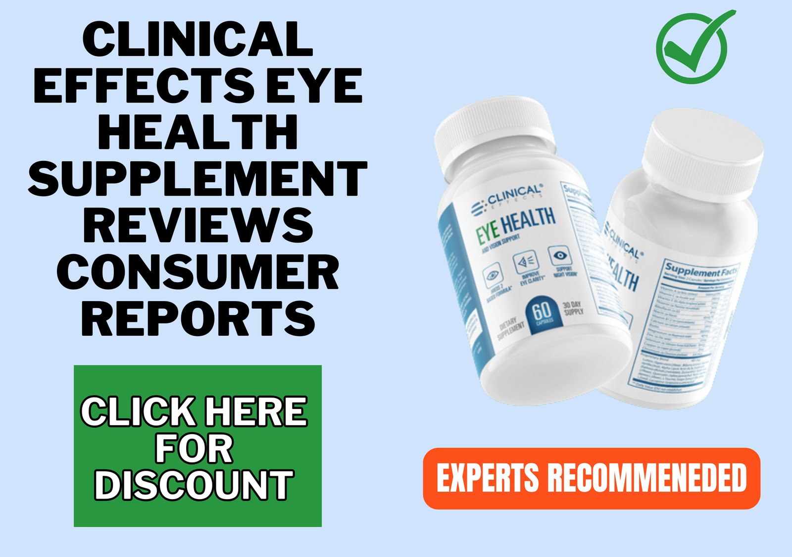 Clinical Effects Eye Health Supplement reviews consumer reports
