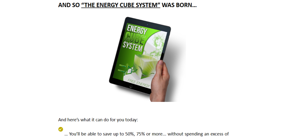 Energy Cube System reviews