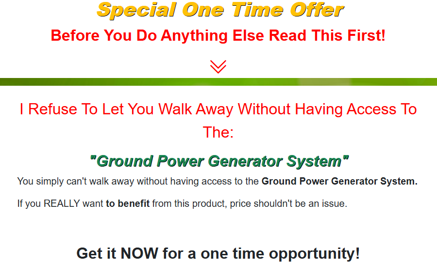 Ground Power Generator System review