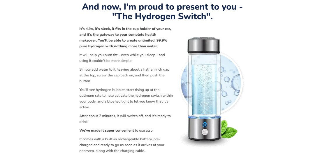 Hydrogen Switch consumer reports