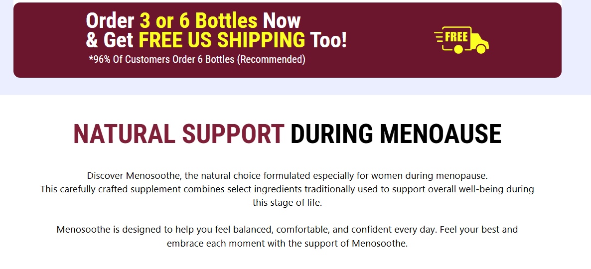 MenoSoothe supplement reviews