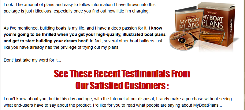 MyBoatPlans consumer reports