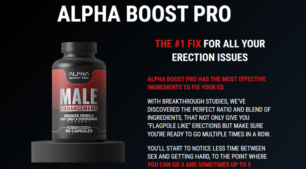 Alpha Boost Pro supplement reviews