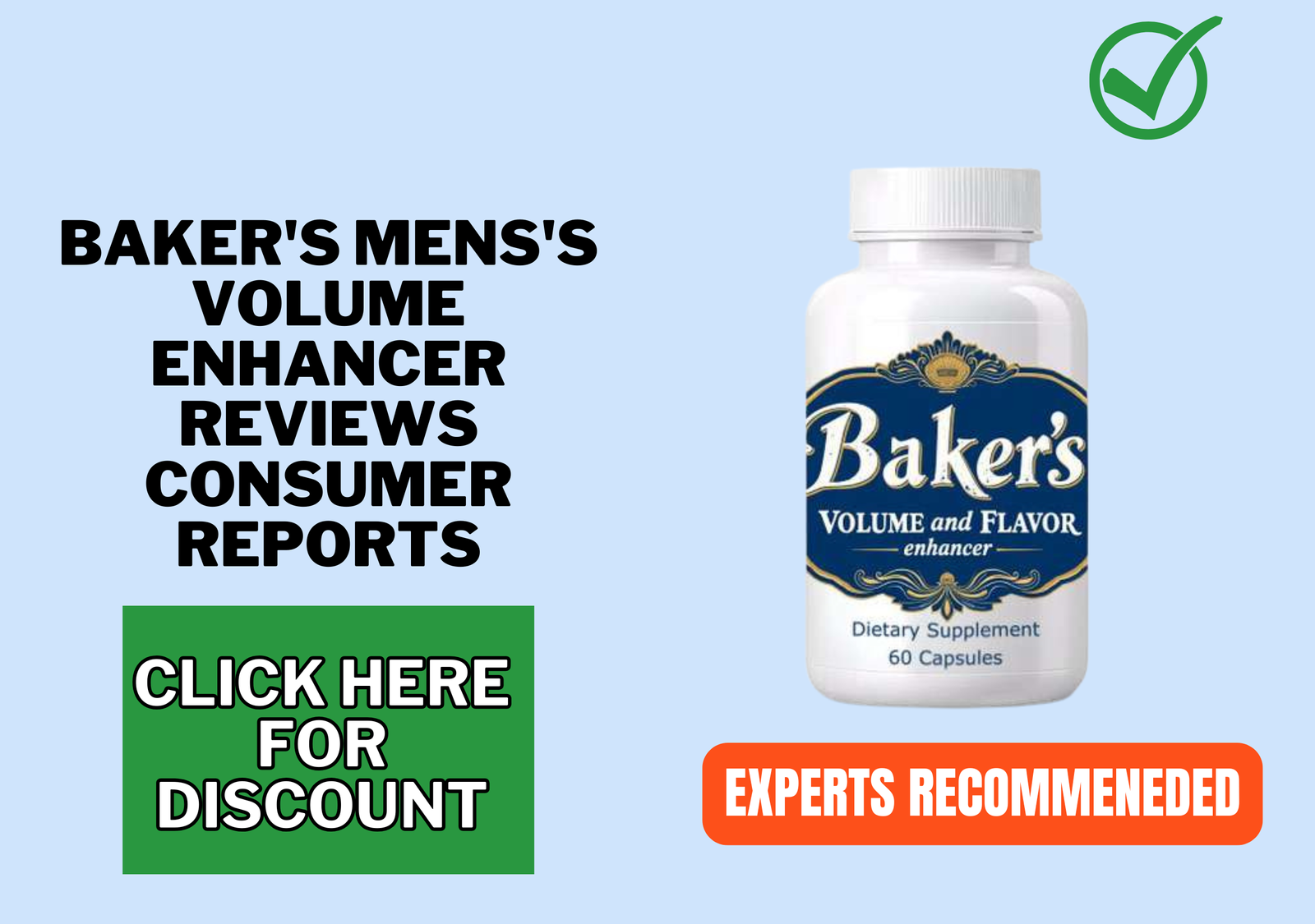 Baker's Mens's Volume Enhancer reviews consumer reports
