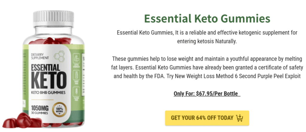 Essential Keto Gummies reviews consumer reports (2)