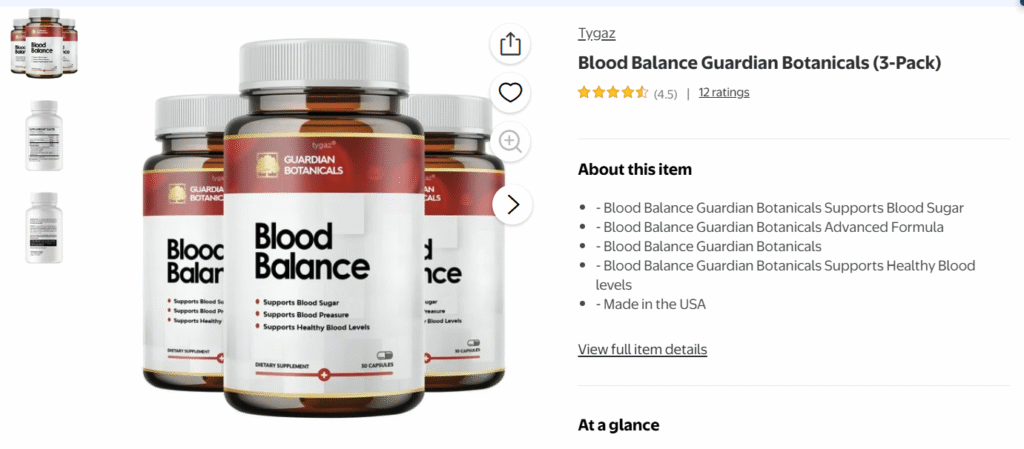 Guardian Botanicals Blood Balance reviews consumer reports (2)