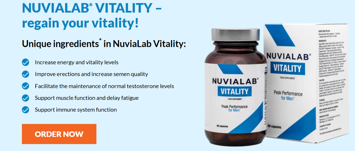 NuviaLab Vitality supplement reviews