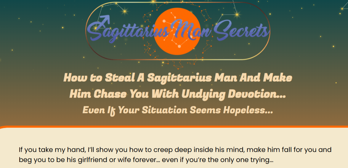 Sagittarius Man Secrets reviews