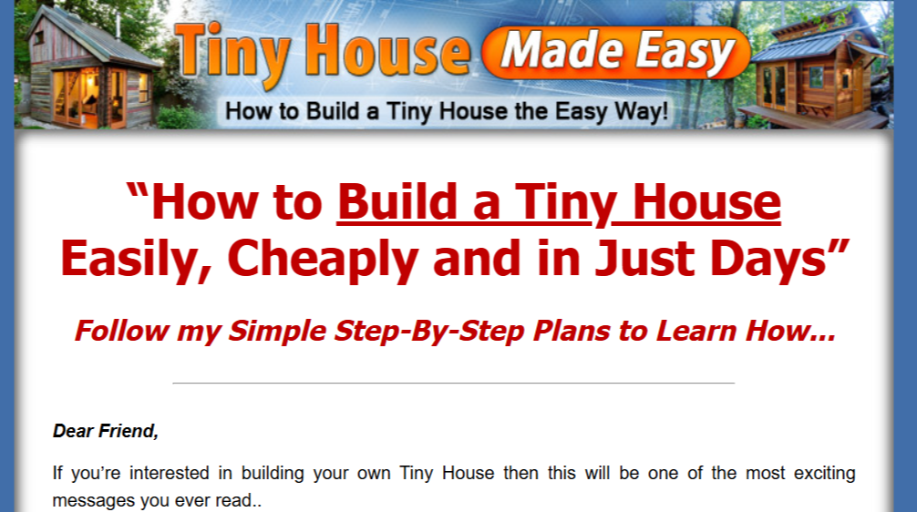 Tiny House Made Easy reviews