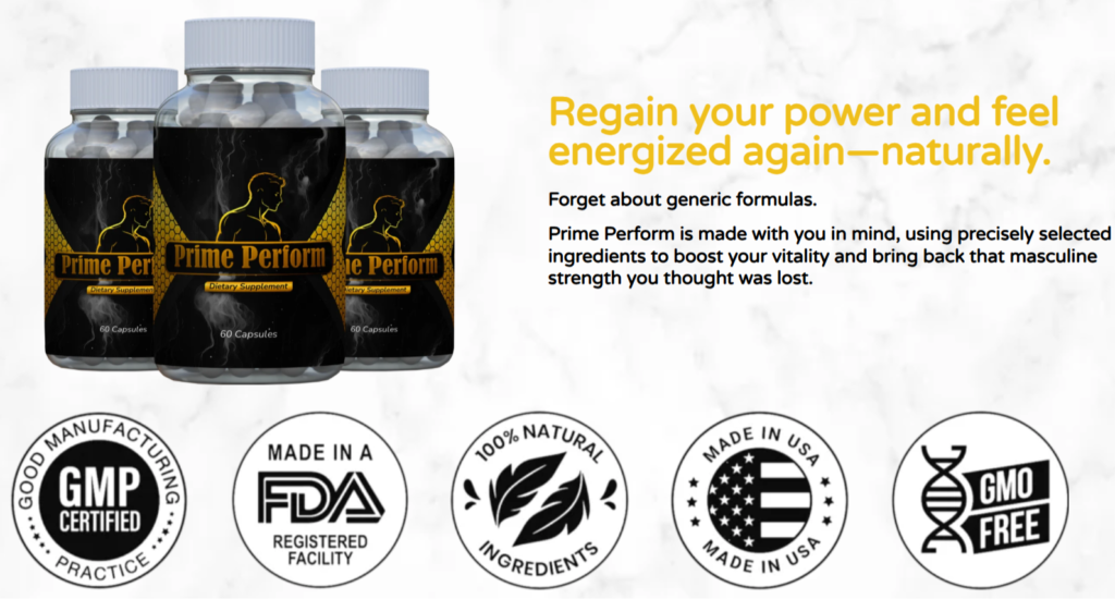 Prime Perform ingredients