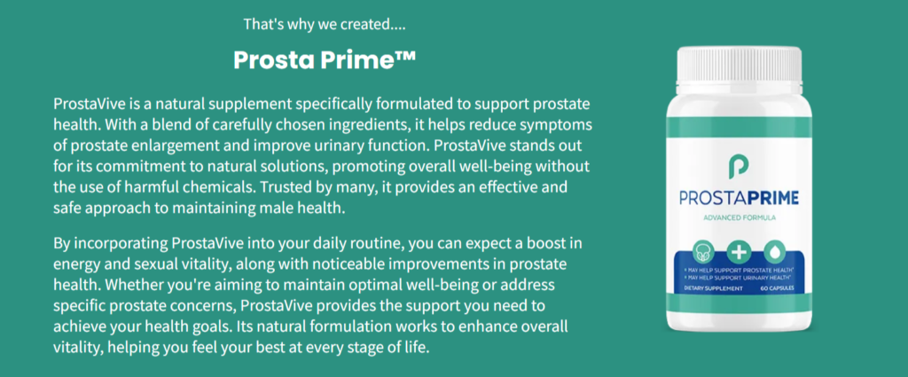 Prosta Prime supplement reviews