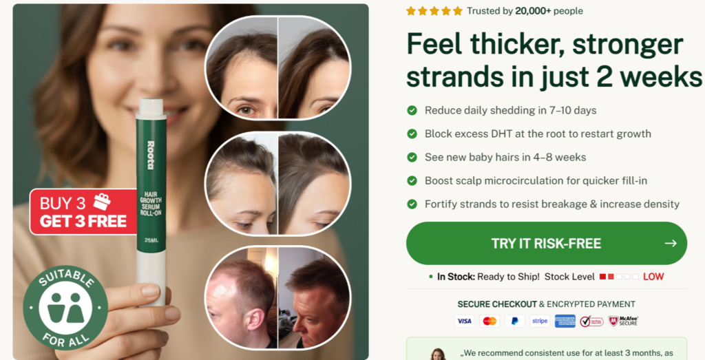 Roota Hair Growth Serum Customer Reviews Roota Hair Growth Serum Customer Reviews