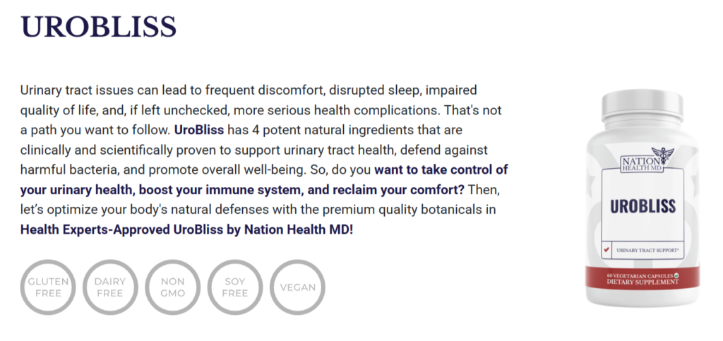 UroBliss consumer reports